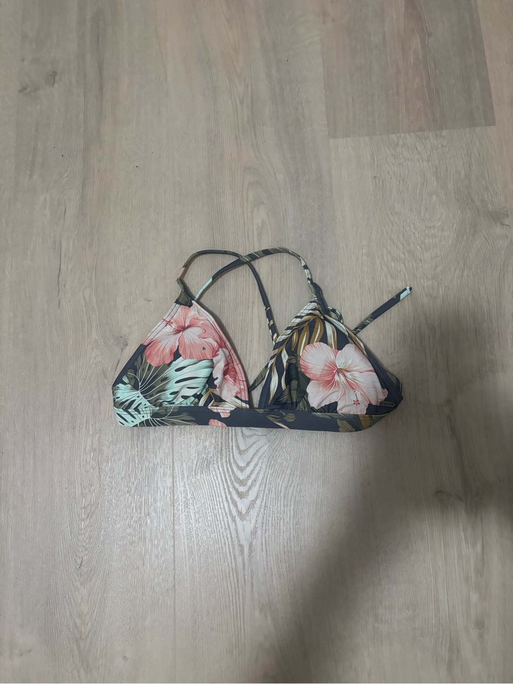 Rip curl Hawaiian Floral Racerback Bikini Top